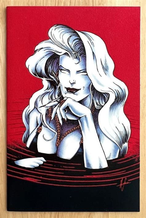 Lady Death Swimsuit Special 1 Red Velvet Cover 1994 B7 Comic Books Modern Age Chaos