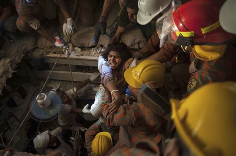 Bangladesh Factory Collapse Miracle Birth In Rubble As More
