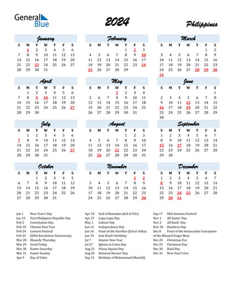 2024 Holiday Calendar Philippines Proclamation And Forms Rafa Ursola
