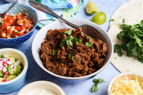 Recipe Simple Slow Cooker Shredded Mexican Beef Wraps Rachel Phipps