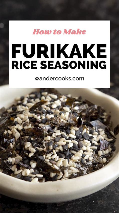 Quick Japanese Rice Seasoning Nori Komi Furikake Video Recipe