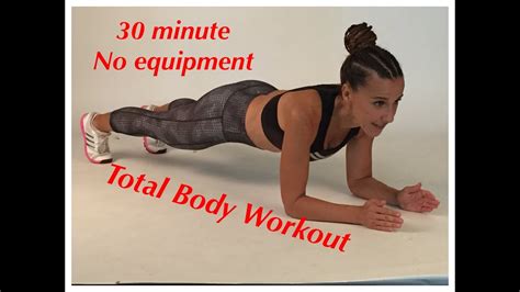 Minute No Equipment Total Body Workout Youtube