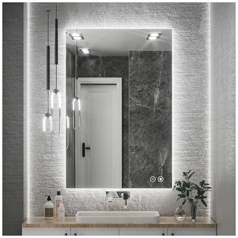 Buy Tokeshimi 24 X 36 Inch Backlit Led Mirror Bathroom For Vanity Anti Fog Bathroom Mirror With