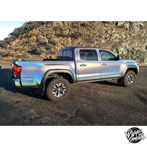 Toyota Tacoma Wrapped In Colorflip Gloss Psychedelic Shade Shifting Vinyl