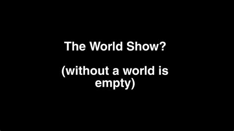 The World Show Youtube