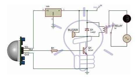 ir sensor with relay module circuit diagram