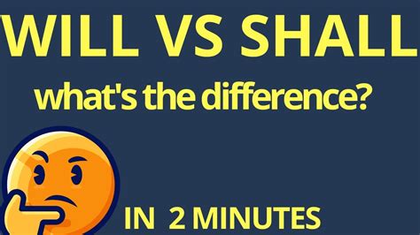 Difference Between Will And Shallhow To Use Will And Shallbasic