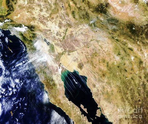 Baja California From Space Photograph By M G Whittingham Fine Art America