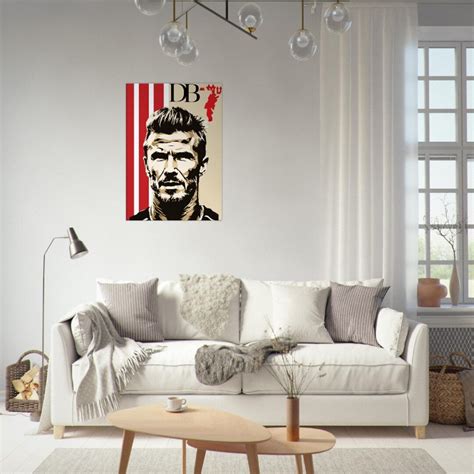 David Beckham Manchester United Wall Art United Legends Etsy