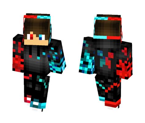 Download Fire And Ice Boy Minecraft Skin For Free