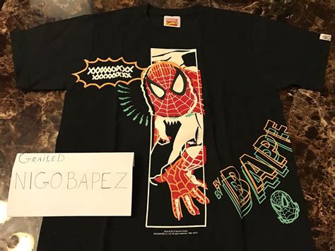 Bape Spider Man Bape Tee Grailed