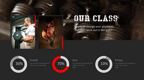 Gym And Fitness Powerpoint Templates For Presentation
