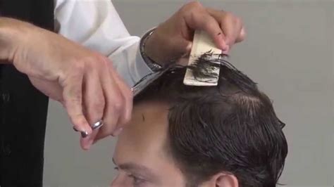 How To Cut Hair With Scissors Scissor Over Comb Part 1 Youtube