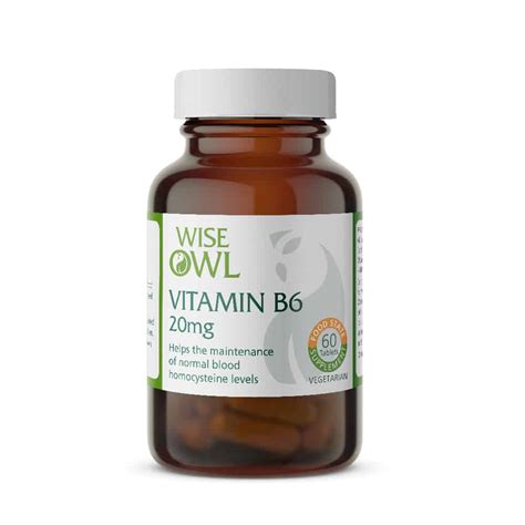 Vitamin b6 is also known as pyridoxine. Vitamin B6 Supplement | Whole Food Supplements | Wise Owl ...