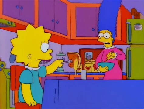 Lisa Simpson The Joy Of Cooking Milhouse