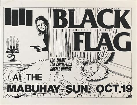Raymond Pettibon Raymond Pettibon Illustrated Black Flag Flyer Early