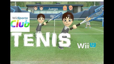 Wii Sports Club WiiU Demo Tenis Online HD YouTube