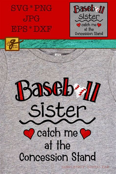 Funny Baseball Sister Shirt Svg Baseball Sister Catch Me At Etsy Baseball Sister Sister