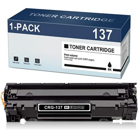 Canon 137 Black Toner Cartridge Replacement For Canon 137 Toner
