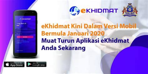 Updated on jan 20, 2021. TAHUKAH ANDA, E-KHIDMAT KINI DALAM VERSI MOBILE? | Portal ...