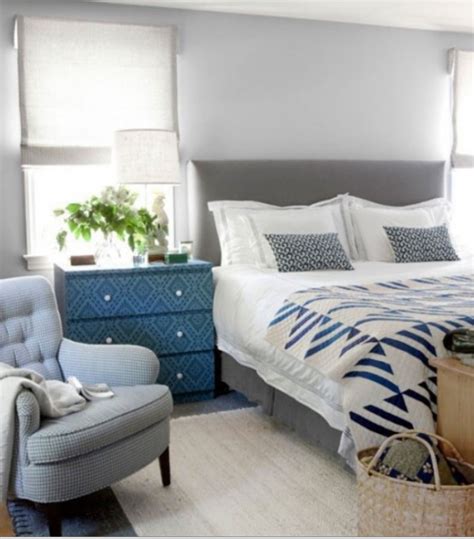 Blue And Gray Rustic Decor Bedroom Just Decorate