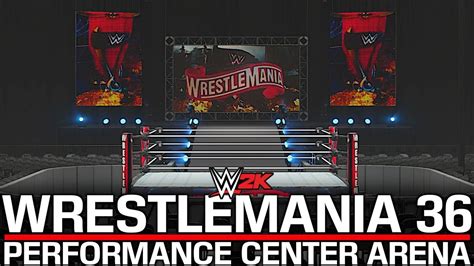 Wwe 2k The Wrestlemania 36 Performance Center Arena With No Crowd