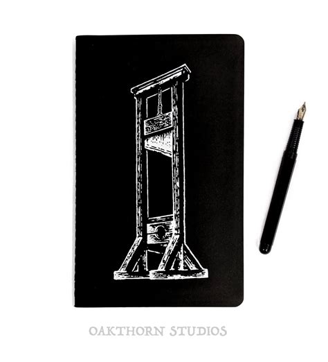 Guillotine Journal Etsy