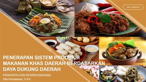 Penerapan Sistem Produksi Makanan Khas Daerah Pengolahan Prakarya Hot Sex Picture