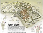 Ancient Jerusalem map - Map of ancient Jerusalem (Israel)