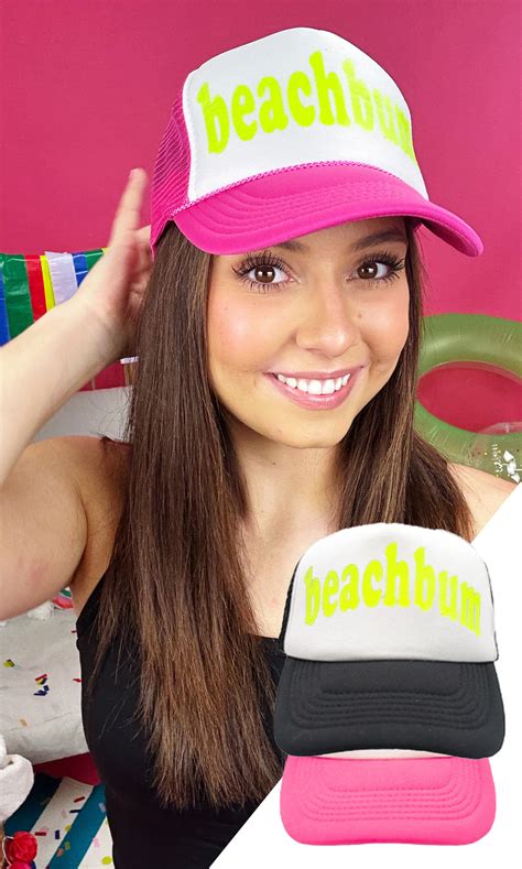 beach bum trucker hat tees2urdoor