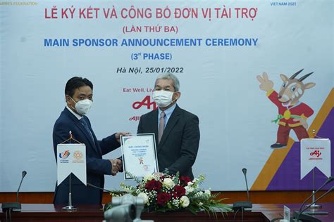 Ajinomoto Co Inc Becomes A Main Sponsor Of The 31st Sea Games In