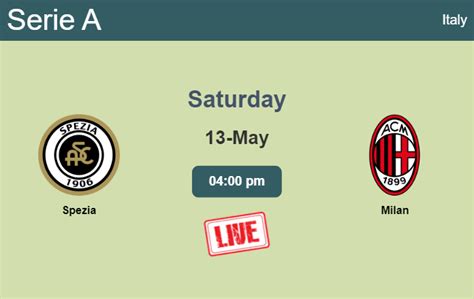How To Watch Spezia Vs Milan On Live Stream And At What Time Soccer Tonic