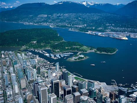 Cityscapes Buildings Vancouver Aerial Wallpapers Hd Desktop And