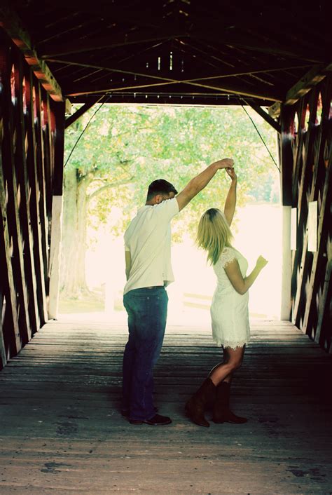 Covered Bridge Engagement Fall Couple Photos Couple Picture Poses Engagement Photo Inspiration