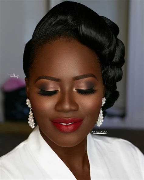 Joy Adenuga Brought Out Vickys Vintage Classy Look For Her Wedding
