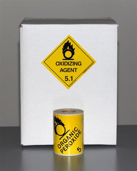 Oxidizing Agent Air Freight Label Roll Cmx Cm X Dg Air