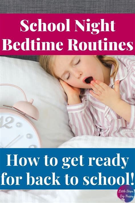How To Transition Back To A School Night Bedtime Routine Bedtime