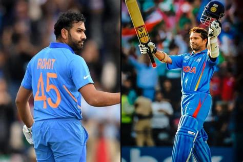 Sachin Tendulkar Vs Rohit Sharma Head To Heat Stats Comparison In ODI