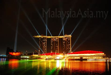 Marina Bay Sands Singapore Light Show