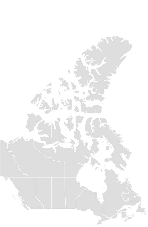 Blank Map Of Canada Printable Png Outline Transparent Map Images And