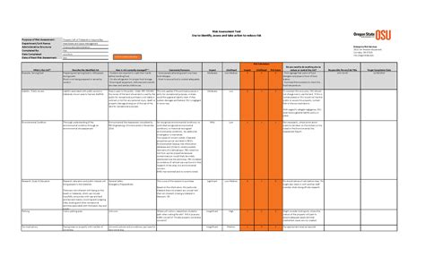 risk management spreadsheet template db excelcom