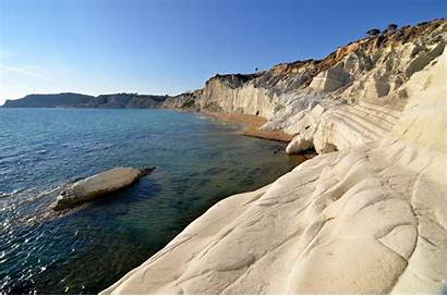 Turchi Dei Mar Mediterraneo Acantilado Sicilia Cliff