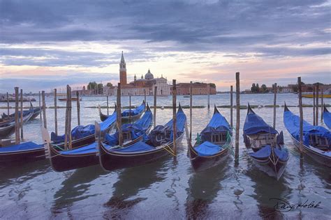 Gondola Sunset Venice Italy Photograph By Doug Holck Fine Art America