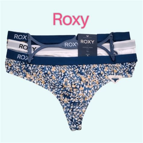 Roxy Intimates Sleepwear Nwt Roxy Cotton Thong Panties Sz Large