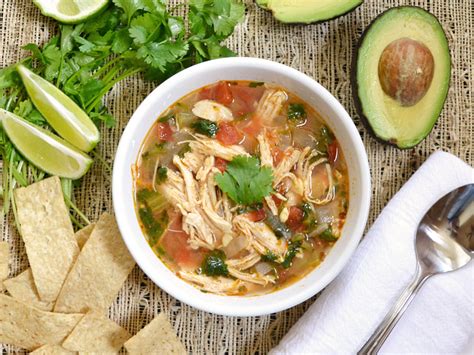 Tortilla Soup With Chicken And Lime Recipe