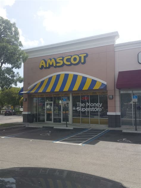 As with other issuers, you'll receive a receipt when you purchase a bank money order. Amscot - Miami, FL - Reviews - Photos - Yelp