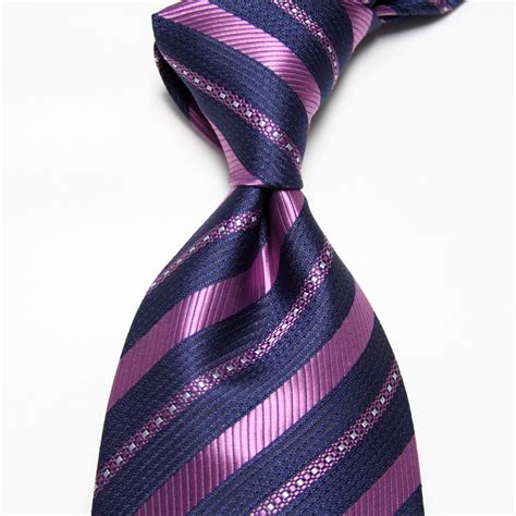 Neckties Purple Men's Ties Wedding Ties Striped Ties Dress Tie Wholesale Ties Shirt Ties Neck 