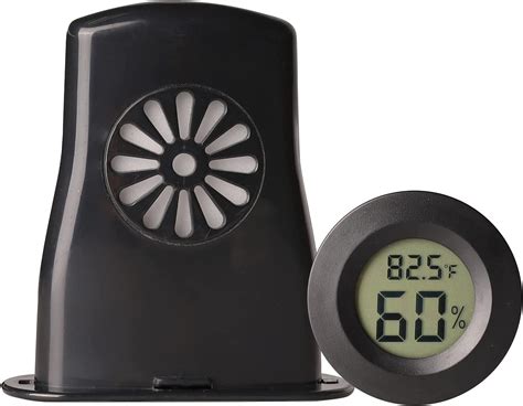 Veanic Acoustic Guitar Humidifier And Mini Hygrometer Thermometer Pack