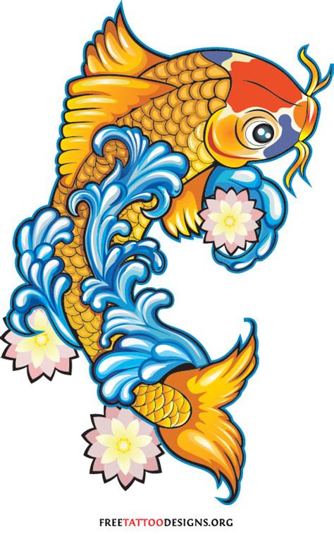 When its design get combined with koi fish it symbolizes many. 40 Koi Fish Tattoos | Japanese And Chinese Designs