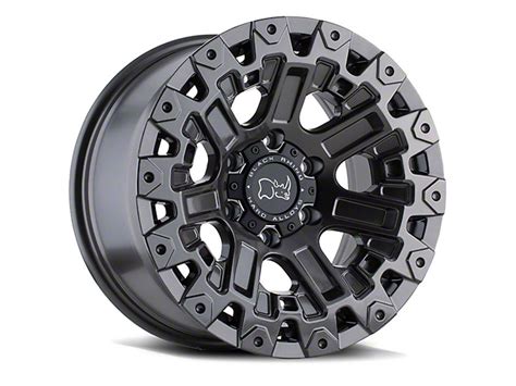 Black Rhino Bronco Ozark Gloss Gunmetal 6 Lug Wheel 17x95 18mm